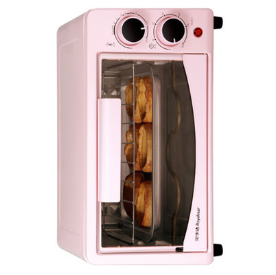 van het de Grillhuis van 10L Rotisserie Grill van de Convectieoven pink oven toaster with de Elektrische