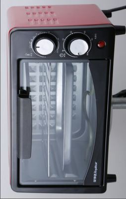 Grillcountertop Oven 10 van de Convectie Elektrische Broodrooster in met Toostpizza en Rotisserie 750W